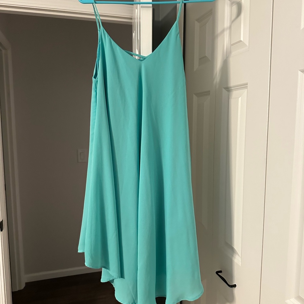 Flowy Aqua Dress